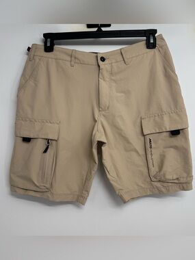 MUSTO Evolution Shorts Men's UK 34 Eur 50 Beige Cargo Shorts UPF 40